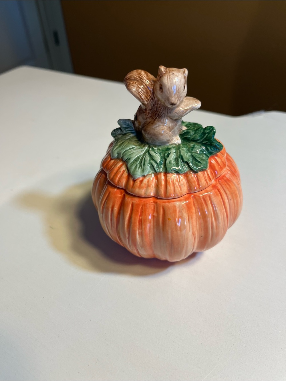 Fitz and Floyd 1991 Fall Covered Sugar Bowl